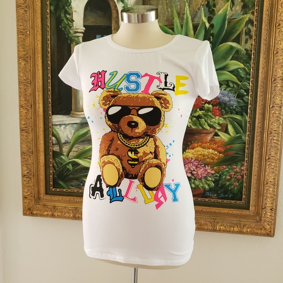 FASHION OF NY | Hustle All Day Top - Picture 1 of 11